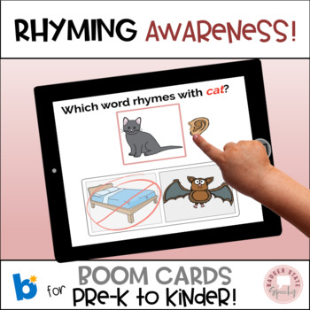Preview of Rhyming Words Identification Phonological Awareness Boom Digital