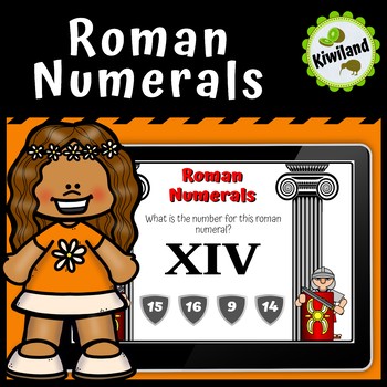 Preview of Boom Cards | Roman Numerals to Base Ten | Distance Learning