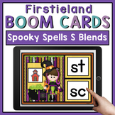 Boom Cards S Blends Halloween Digital Distance Learning