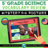 Boom Cards™ SCIENCE VOCABULARY Mystery Picture | 5th Grade