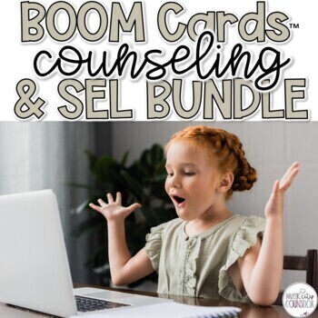 Preview of Boom Cards™ SEL & Counseling Growing BUNDLE for Digital & Distance Learning