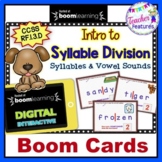 Digital Boom Cards SYLLABLE DIVISION GAMES First Grade