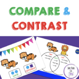 Boom Cards: Same & Different /Compare & Contrast - distanc