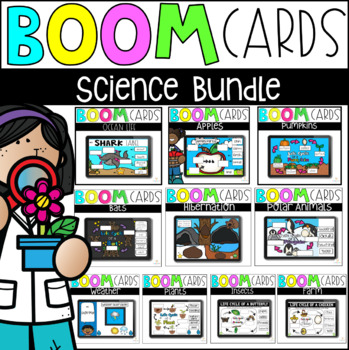 Preview of Boom Cards Science Bundle Digital Distance Learning