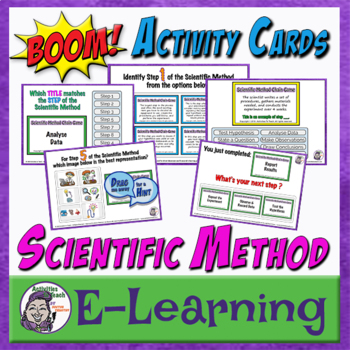 Preview of Boom Cards | Scientific Method | Middle School Science | FREE