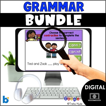 Preview of Grammar Bundle | Digital Games |  Boom Cards | Google Slides