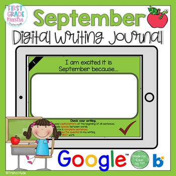 Preview of Digital September Writing Journal