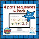 Boom Cards - Sequencing - 4 Part sequences