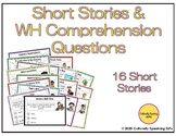 Boom Cards™ Short Stories & WH Comprehension Questions PDF