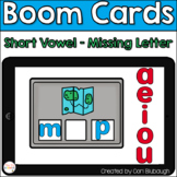 Boom Cards - Short Vowel - Fill in the Missing Letter