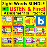 Boom Cards Sight Word Assessment or Practice BUNDLE 220 Words