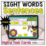 Boom Cards Sight Words Sentences Primer Digital Practice