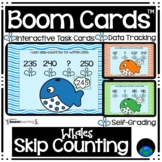 Boom Cards™ Skip Counting Whales