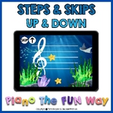 Boom Cards: Steps and Skips (Under Water Theme)