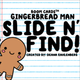 Boom Cards™️ Slide N' Find!- Gingerbread Man