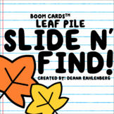 Boom Cards™️ Slide N' Find!- Leaf Pile