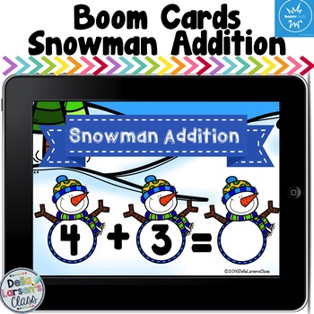 Preview of Snowman Addition to 10 Winter Boom Cards