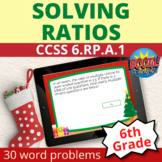 Boom Cards Solving Ratios Word Problems Christmas