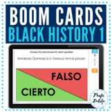 Boom Cards Spanish Black History Month Readings & Question