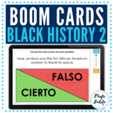Boom Cards Spanish Black History Month Readings & Question