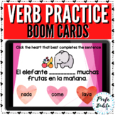 Boom Cards Spanish Present Tense Regular Verbs Valentine's