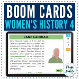 Boom Cards Spanish Women's History Month Readings | Biogra