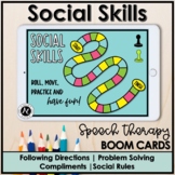 Boom Cards™ Speech Therapy Social Skill Interactive Games