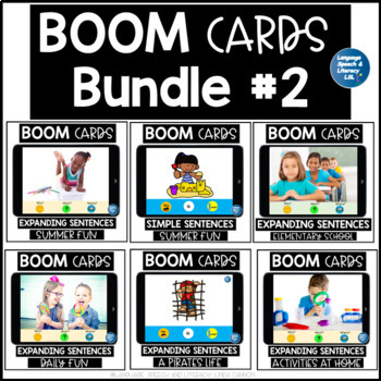 Preview of Boom Cards Speech Therapy | WH Questions BUNDLE