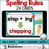 Boom Cards | Spelling Rules Suffixes