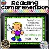 Boom Cards Spring Reading Comprehension Distance Learning