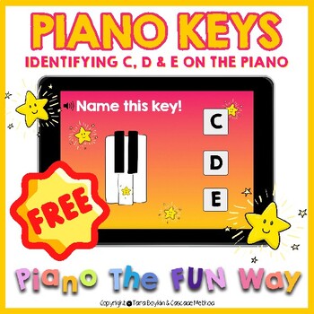 Ocean-Themed BOOM™ Cards BUNDLE for Piano Lessons - Piano Key Names, Note  Names, Intervals - Melody Payne - Music for a Lifetime