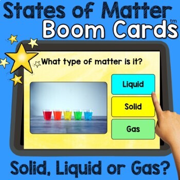 Preview of Boom Cards - States of Matter