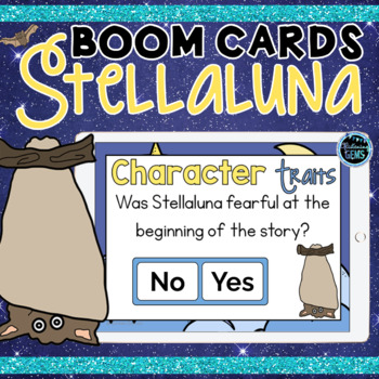Preview of Boom Cards Stellaluna Character Traits