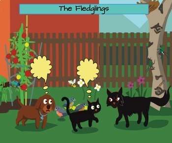 Preview of Story Grammar Marker®-Boom™ Cards-The Fledglings (story 19, series 4)