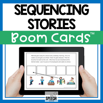 Preview of Boom Cards Story Retell Sequencing Stories