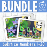 Boom Cards™ Subitize Numbers Bundle