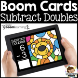 Boom Cards™ Subtraction Doubles