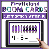Boom Cards Subtraction Within 10 Digital Distance Learning