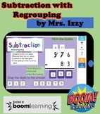 Distance Learning Boom Cards- Subtraction with Regrouping-