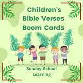 Kindergarten Interactive Reading, Bible Verses, Boom Cards