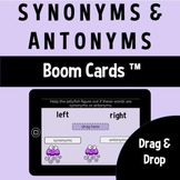Boom Cards | Synonym & Antonym Sort Deck 1