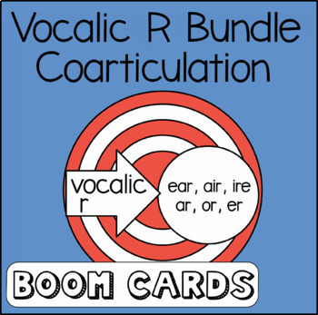 Preview of Vocalic R Words | Speech Therapy | Articulation | Boom Cards Targeting Vocalic R