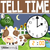 Boom Cards™ Tell Time to the Hour and Half Hour