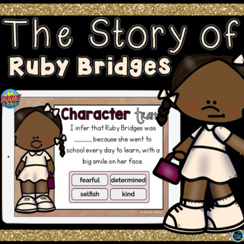 Preview of Boom Cards The Story of Ruby Bridges Character Traits