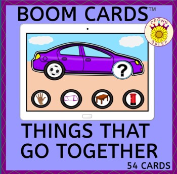 Preview of Things that Go Together Associations Boom Cards™