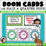 Time to the Quarter & Half Hour – Boom Cards