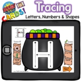Boom Cards - Tracing Letters, Numbers and Shapes - Halloween
