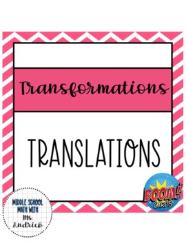 Preview of Boom! Cards: Transformations - Translations