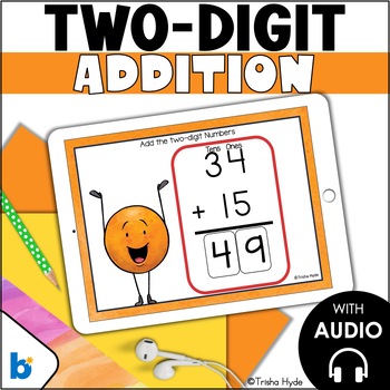 Preview of Boom Cards Two Digit Addition No Regrouping  | Google | Boom