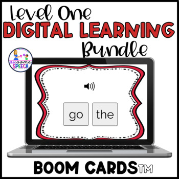 Preview of Boom Cards for Speech Therapy Ultimate Digital Learning Bundle Special Education